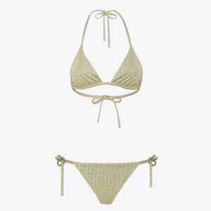 FENDI Lycra bikini with FF motif. Size 42. Brand new